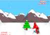 Hra Santa na snowboardu